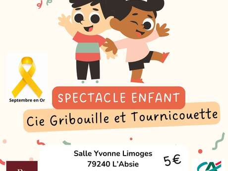 Spectacle pour enfants - Cie Gribouille et Tournicouette