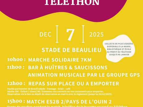 Téléthon - Beaulieu-sous-Bressuire