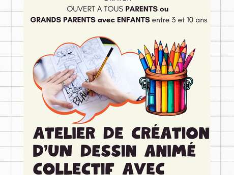 Création dessin animé collectif