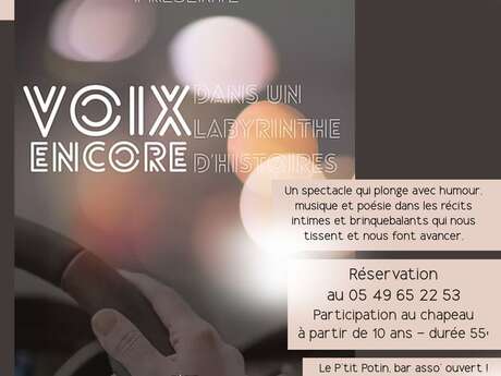 Spectacle - Voix Encore, dans un labyrinthe d'histoires