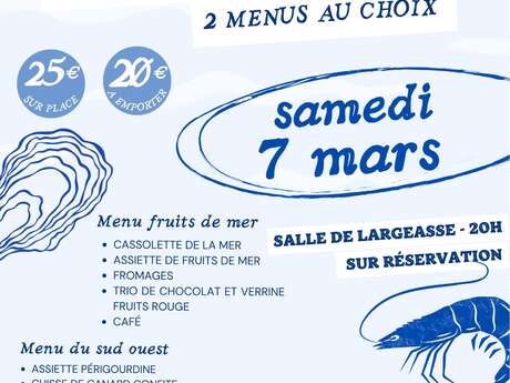Soirée fruits de mer