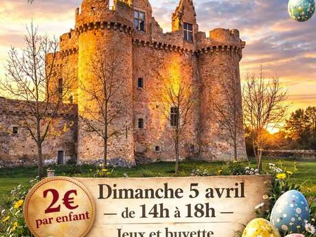 Chasse aux oeufs au Château de l'Ebaupinay