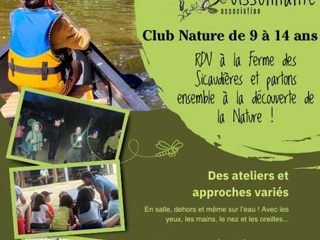 Club Nature - Recherche de la faune et de la flore des milieux aquatiques