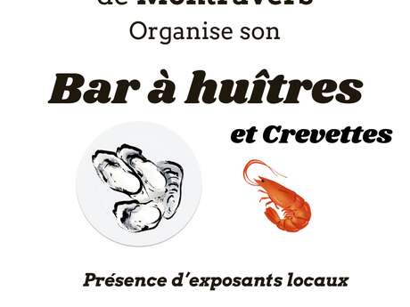 Bar à huîtres et exposants locaux