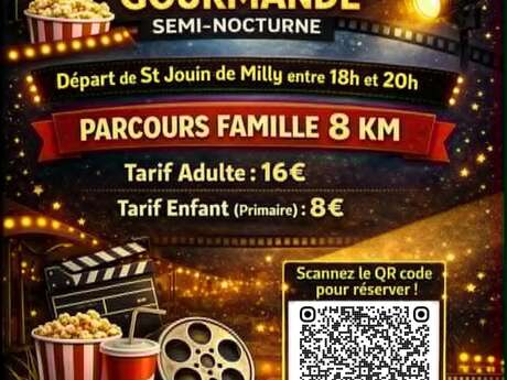 Randonnée gourmande semi-nocturne