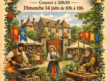 Jardin médiéval au Jardin de la Tournerie