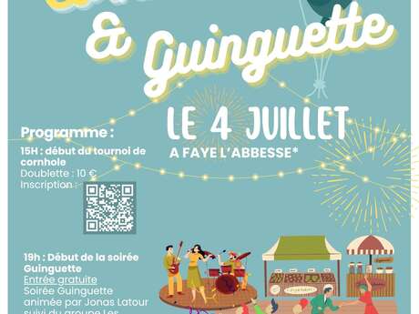 Tournoi de cornhole et guinguette