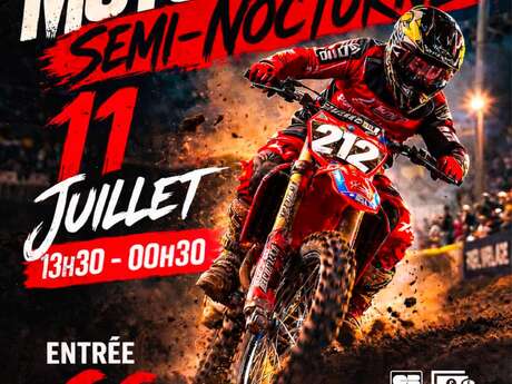 Motocross semi-nocturne