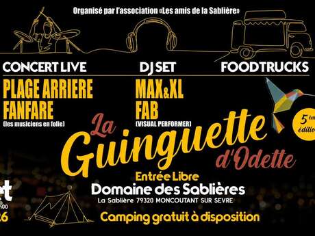 Soirée La Guinguette d'Odette au Domaine des Sablières