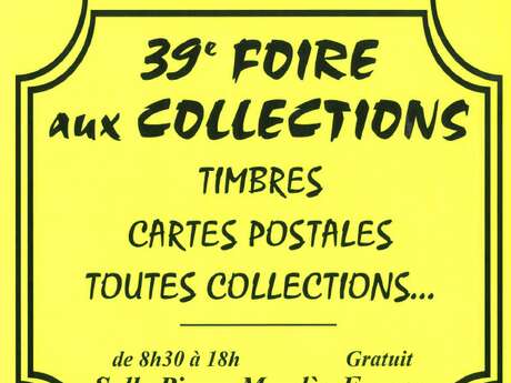 39ème Foire aux Collections -Timbres, cartes postales..