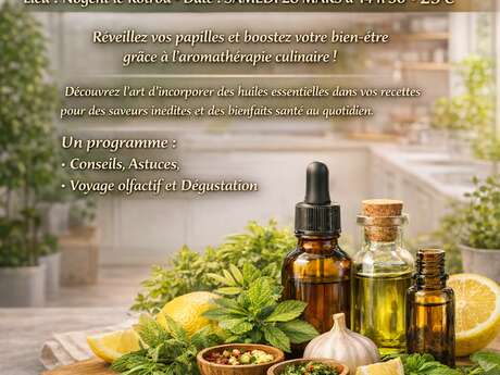 Evénement Aromathérapie - Découverte de la cuisine Aromatique !