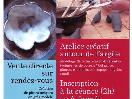 Ateliers modelage par Véronique Vaude