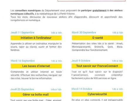 Ateliers numériques