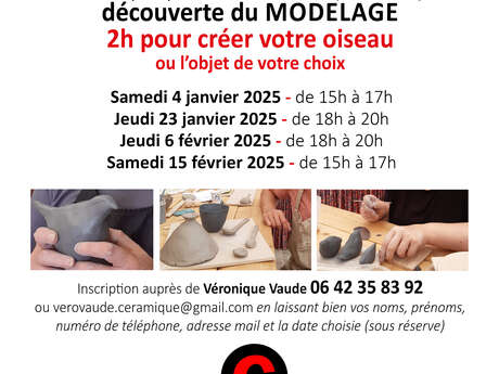 Ateliers modelage par Véronique Vaude