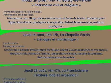 Les trésors méconnus de nos campagnes - Morvilliers "Histoire et artisanat"
