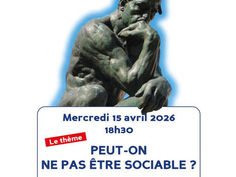Café Philo - Peut-on ne pas être sociable ?
