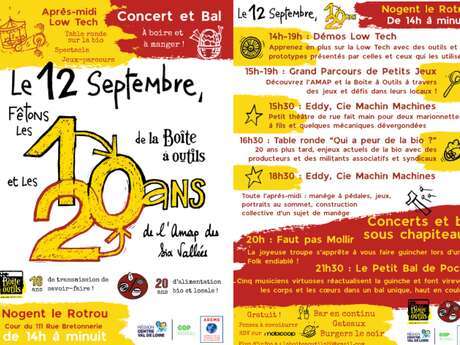 La Boîte à Outils & l'AMAP fêtent leurs 10 et 20 ans !