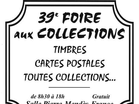 39ème Foire aux Collections ~Timbres, cartes postales..