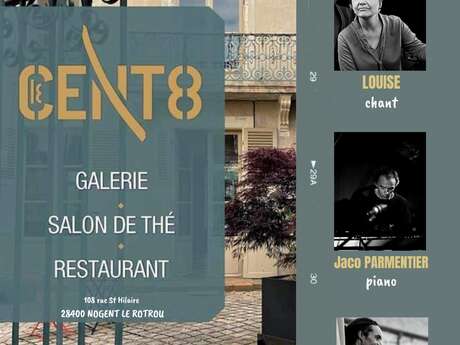 Galerie Le Cent8 - Concert LOUISE en trio Jazz'Soul, suivi d'un dîner (sur résa)