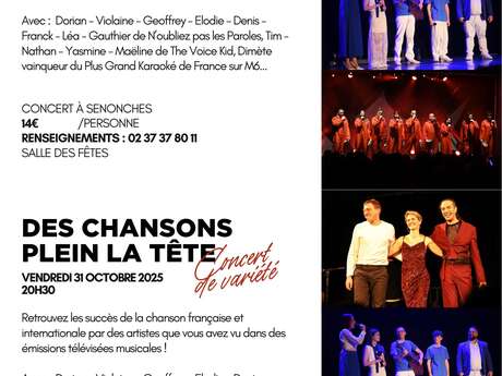 Concert " Des chansons plein la tête"