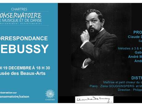 Correspondance Debussy - Concert des chœurs du Conservatoire