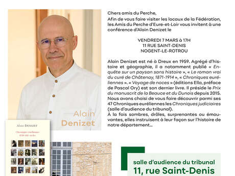 Conférence Dédicace I Chroniques judiciaires par Alain Denizet
