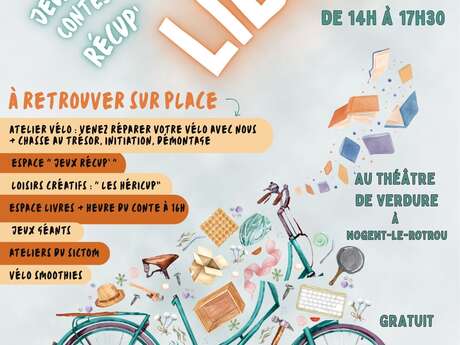 En roue libre - Après-midi jeux, ateleirs, conte et récup'