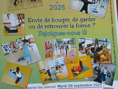 Reprise des cours de gym - La Loupe