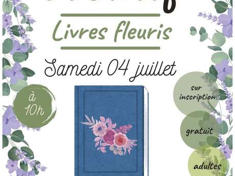 Atelier créatif I Livres fleuris