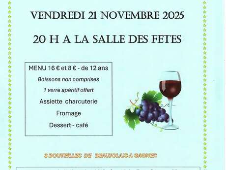 Soirée beaujolais Soirée beaujolais