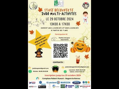 Stage Découverte Judo & Multi-activités, clôturé par petit défilé Halloween
