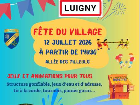 Fête du village 12 juillet 2026