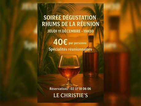 Soirée Dégustation Rhums de La Réunion