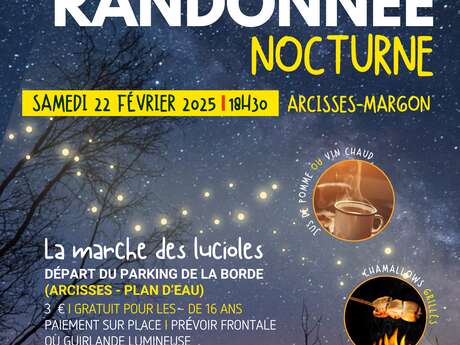 Randonnée nocturne : la marche des lucioles