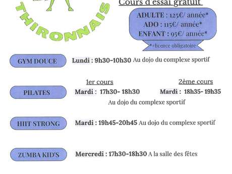 Rentrée du Moov's thironnnais