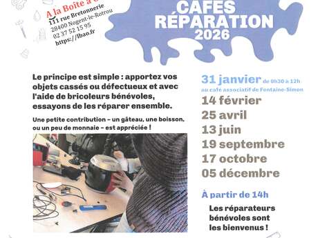 RDV récup - Café Réparation