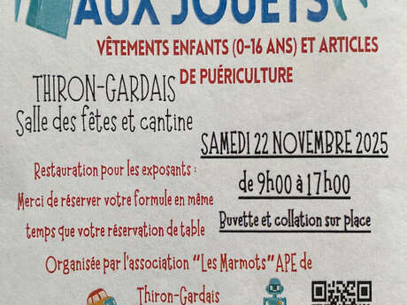 Bourse aux jouets, vêtements et puériculture