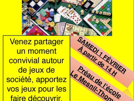 Après-midi jeux de société