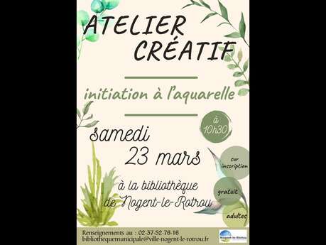 Atelier créatif I Initiation à l'aquarelle