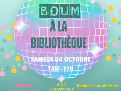 BOUM À LA BIBLIOTHÈQUE