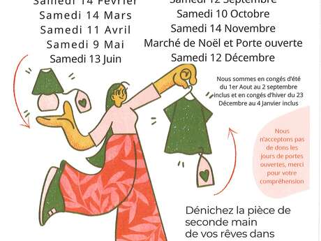 Portes ouvertes à la boutique du Secours Populaire