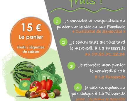 Je commande mon panier frais !