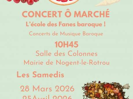 Concert Ô Marché - Avril 2026