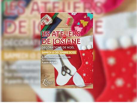 Les ateliers de Josiane-Thème : Décoration de Noël.