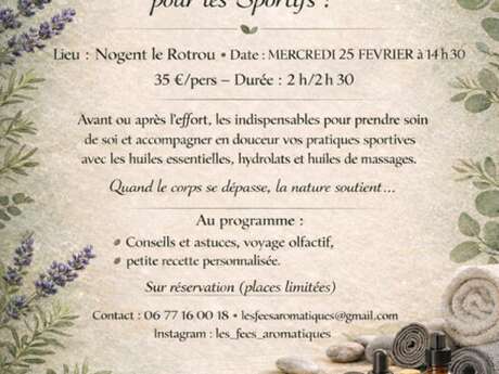 Aromathérapie - La trousse d'huiles essentielles pour les sportifs