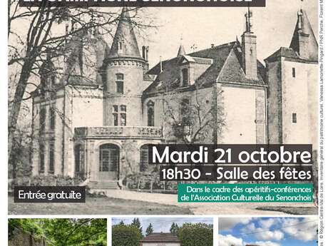 Apéritif conférence - Inventaire du patrimoine bâti - La campagne senonchoise et des villages de Tardais et de La Ville-aux-Nonains Apéritif conférence - Inventaire du patrimoine bâti - La campagne senonchoise et des villages de Tardais et de La Ville-aux-Nonains