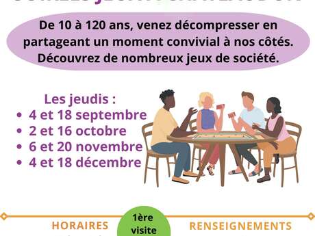 Soirée jeux de société