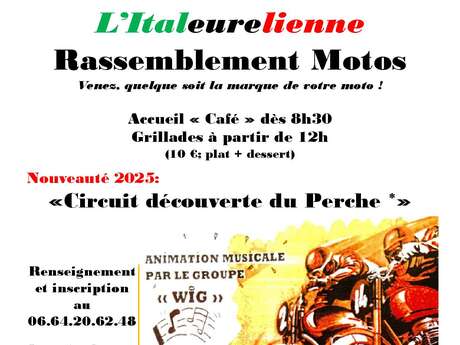 L'italeurelienne - Rassemblement de motos