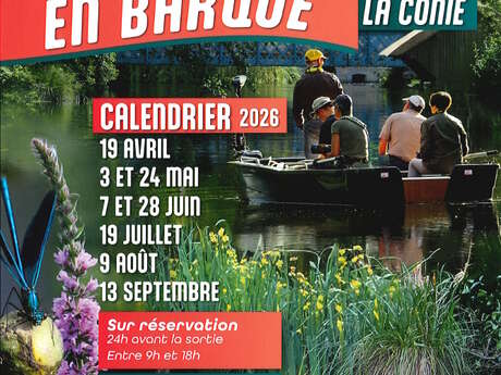 Promenades en barque sur la Conie