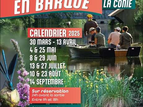 Promenades en barque sur la Conie